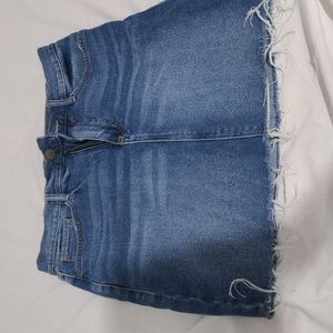 Girls mini jean skirt
